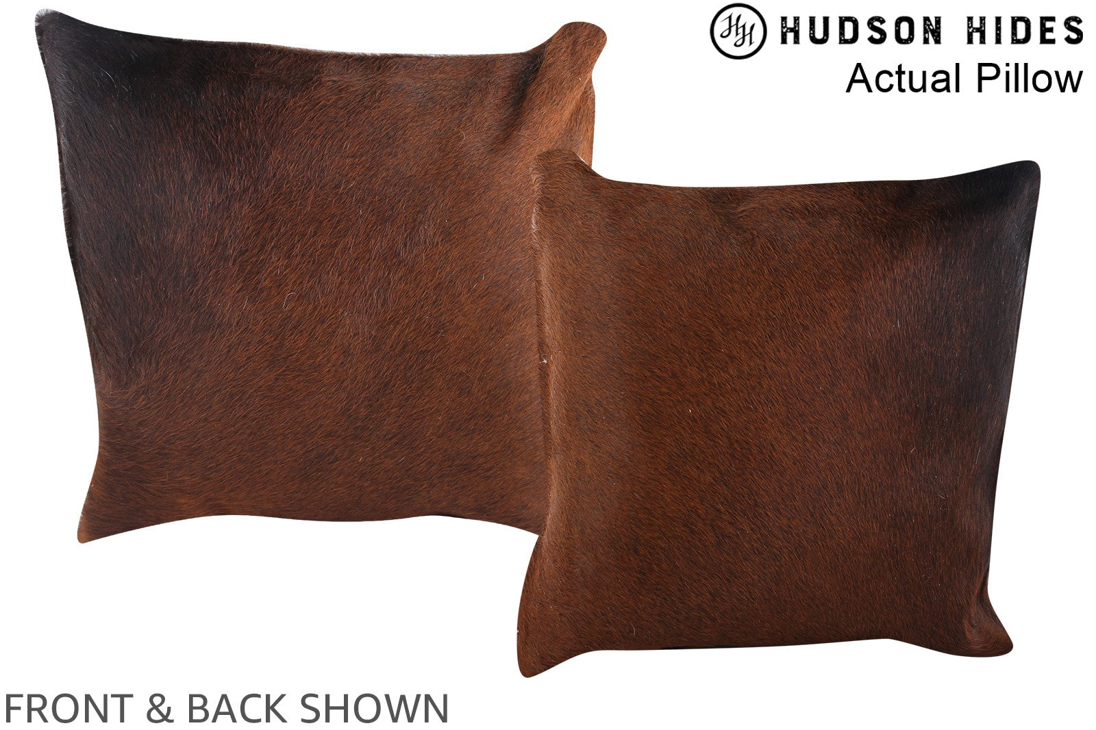 Chocolate Cowhide Pillow #A13450