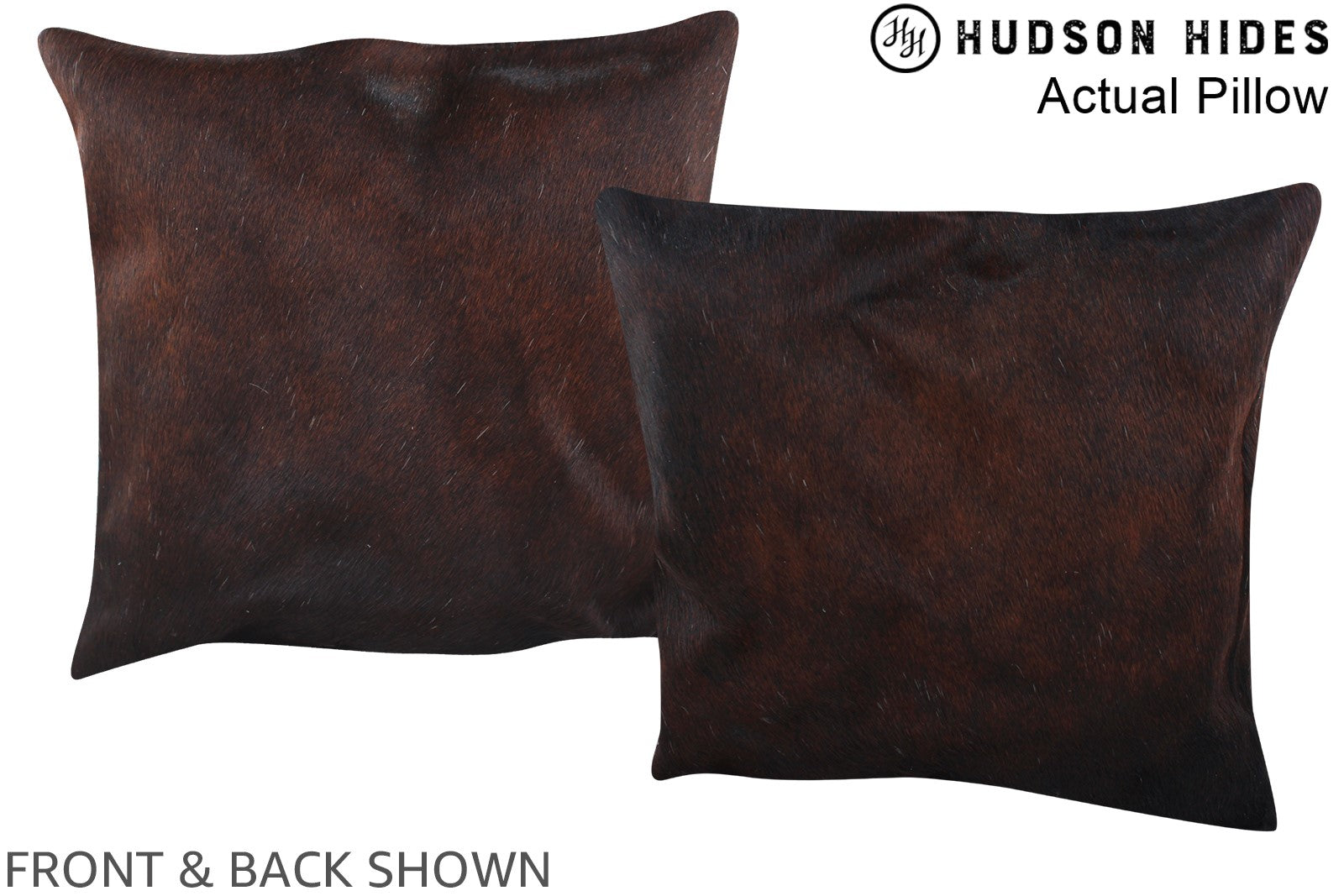 Chocolate Cowhide Pillow #A13810