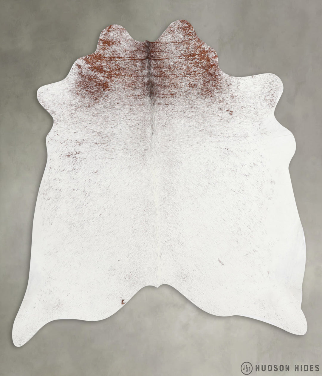 Salt and Pepper Brown X-Large Brazilian Cowhide Rug 6'10"H x 6'4"W #28