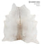 Grey with Beige X-Large Brazilian Cowhide Rug 7'2