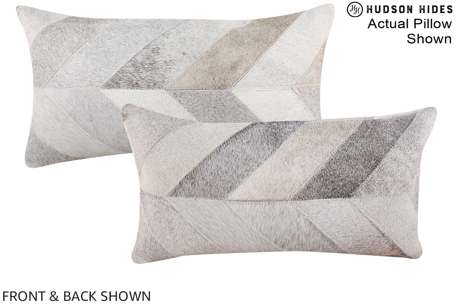 Patchwork Cowhide Pillow #A16378
