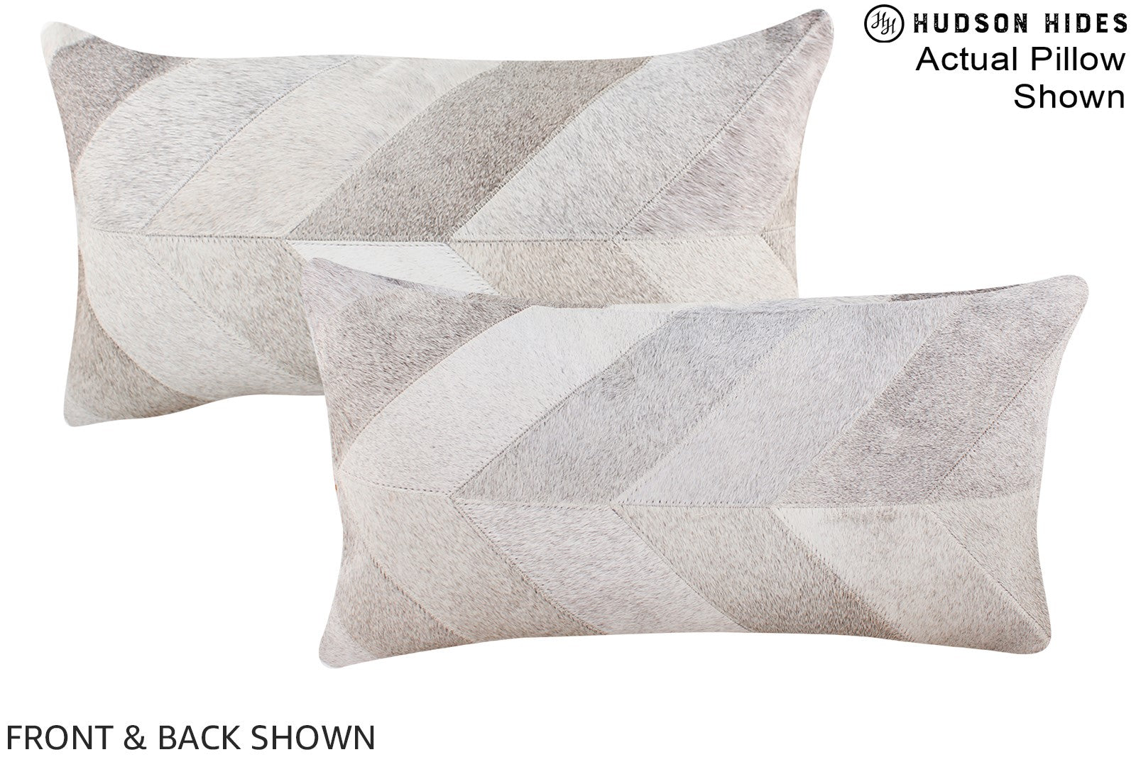 Patchwork Cowhide Pillow #A16386