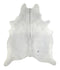 Medium Grey XX-Large Brazilian Cowhide Rug 7'10