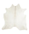 Ivory with Beige X-Large Brazilian Cowhide Rug 7'1