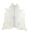Light Grey X-Large Brazilian Cowhide Rug 7'3