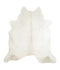 Ivory with Beige X-Large Brazilian Cowhide Rug 7'2