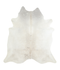 Ivory with Beige XX-Large Brazilian Cowhide Rug 7'6