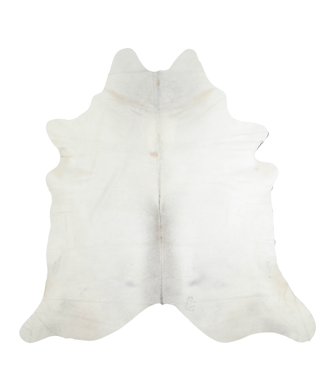 Light Grey XX-Large Brazilian Cowhide Rug 7'7"H x 7'7"W #A20076 by Hud