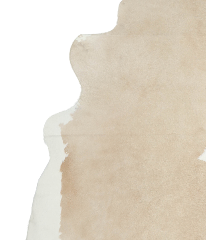 Beige and White XX-Large Brazilian Cowhide Rug 7'11"H x 6'10"W #A20799 by Hudson Hides