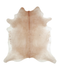 Beige XX-Large Brazilian Cowhide Rug 7'10