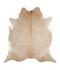 Beige XX-Large Brazilian Cowhide Rug 7'7