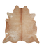 Beige XX-Large Brazilian Cowhide Rug 7'5