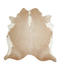 Beige and White XX-Large Brazilian Cowhide Rug 7'4