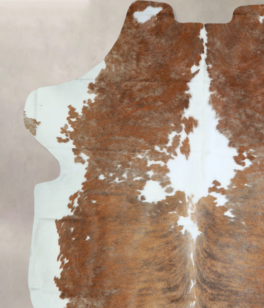 Tricolor X-Large European Cowhide Rug 7'6"H x 6'6"W #A21 by Hudson Hid