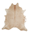 Beige XX-Large Brazilian Cowhide Rug 7'8