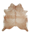 Beige XX-Large Brazilian Cowhide Rug 7'6