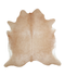 Beige XX-Large Brazilian Cowhide Rug 7'5