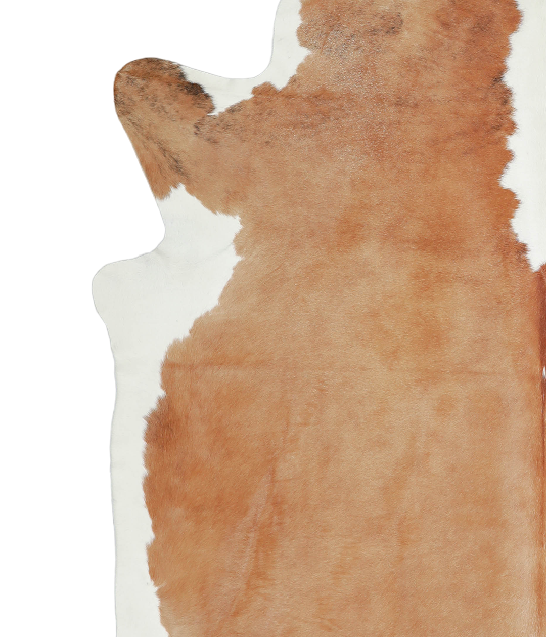 Beige and White XX-Large Brazilian Cowhide Rug 8'0"H x 7'7"W #A21066 b