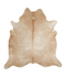 Beige XX-Large Brazilian Cowhide Rug 7'7