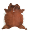 Brown and White Regular X-Large Brazilian Cowhide Rug 7'2