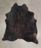 Solid Black X-Large Brazilian Cowhide Rug 6'10