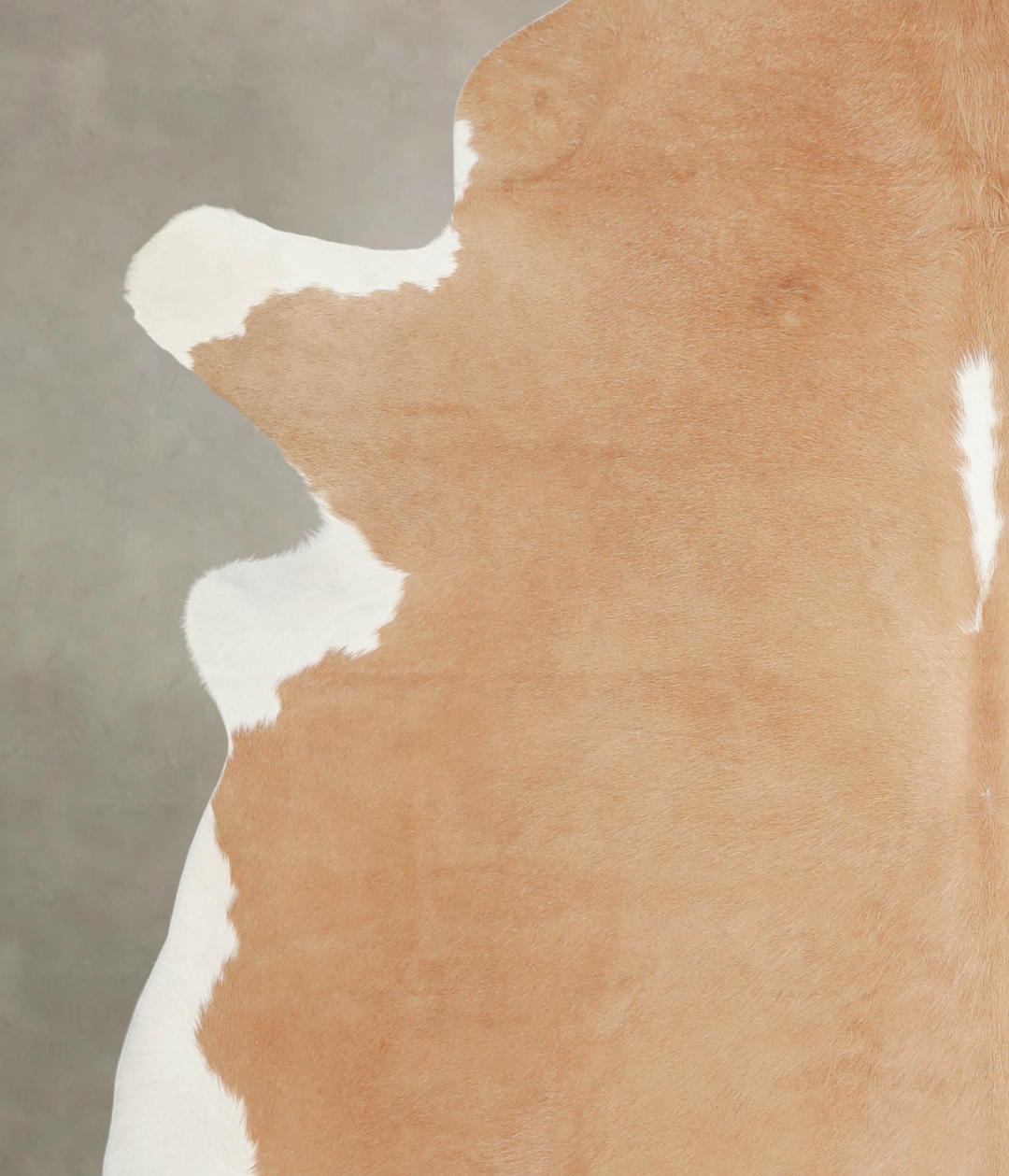 Beige and White XX-Large Brazilian Cowhide Rug 7'6"H x 6'11"W #A22449