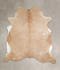 Beige XX-Large Brazilian Cowhide Rug 7'11