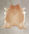 Beige XX-Large Brazilian Cowhide Rug 7'3