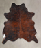 Dark Brindle Large Brazilian Cowhide Rug 6'8