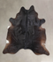Solid Black XX-Large Brazilian Cowhide Rug 7'8