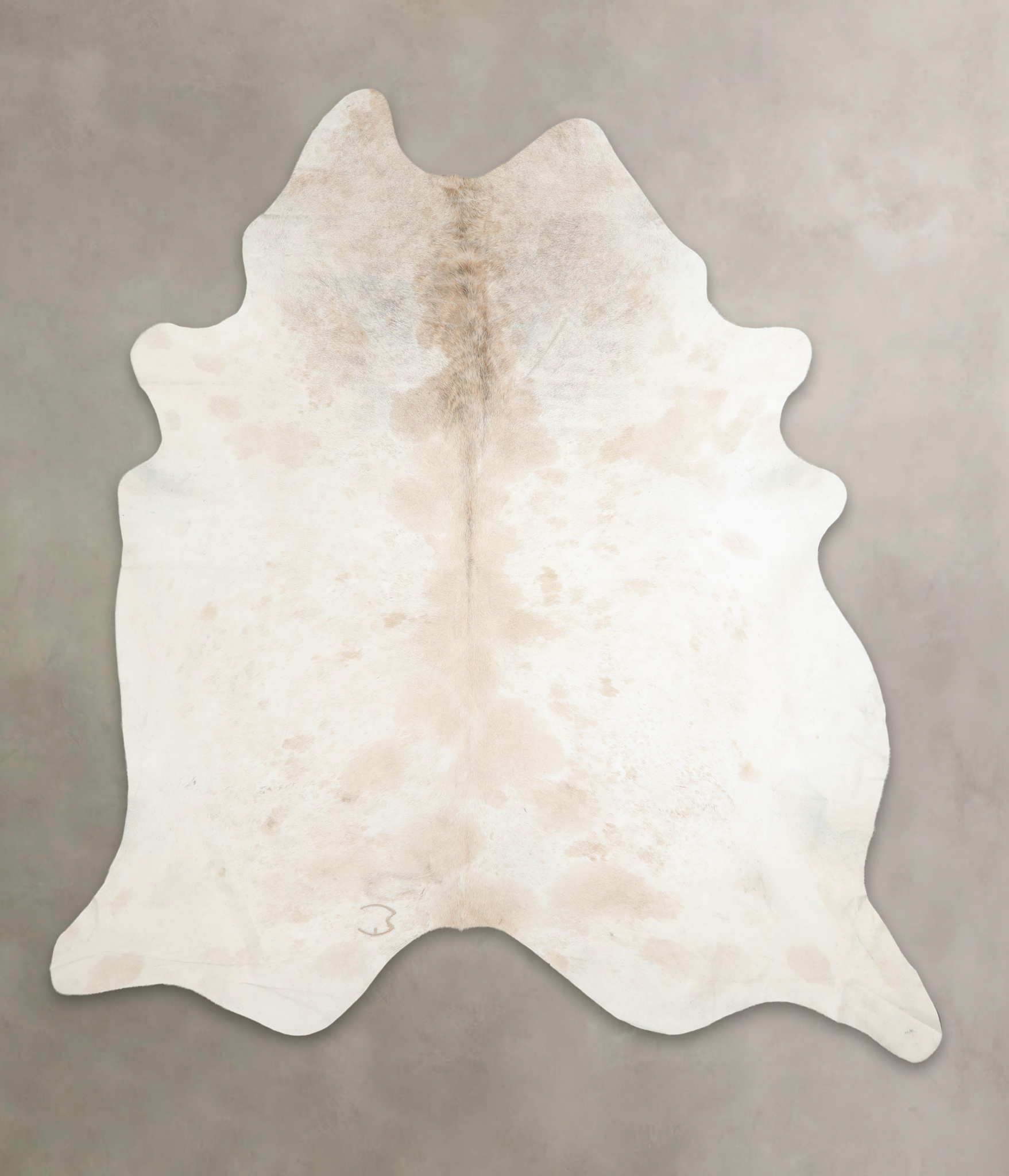 Beige and White Cowhide Rug #A24218