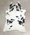 Black and White XX-Large Brazilian Cowhide Rug 9'1