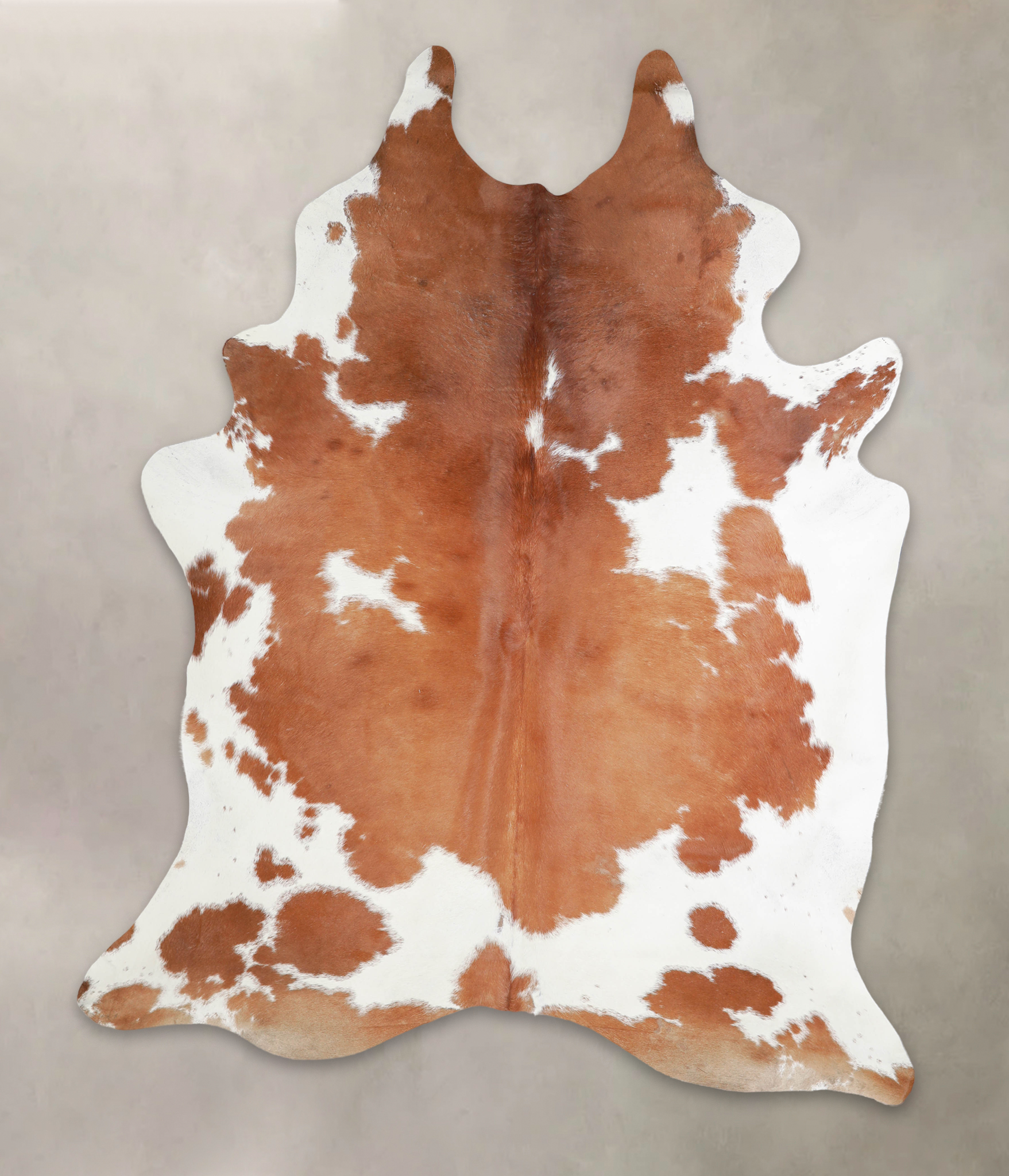 Brown and White Cowhide Rug #A24292