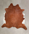 Solid Brown XX-Large Brazilian Cowhide Rug 8'3