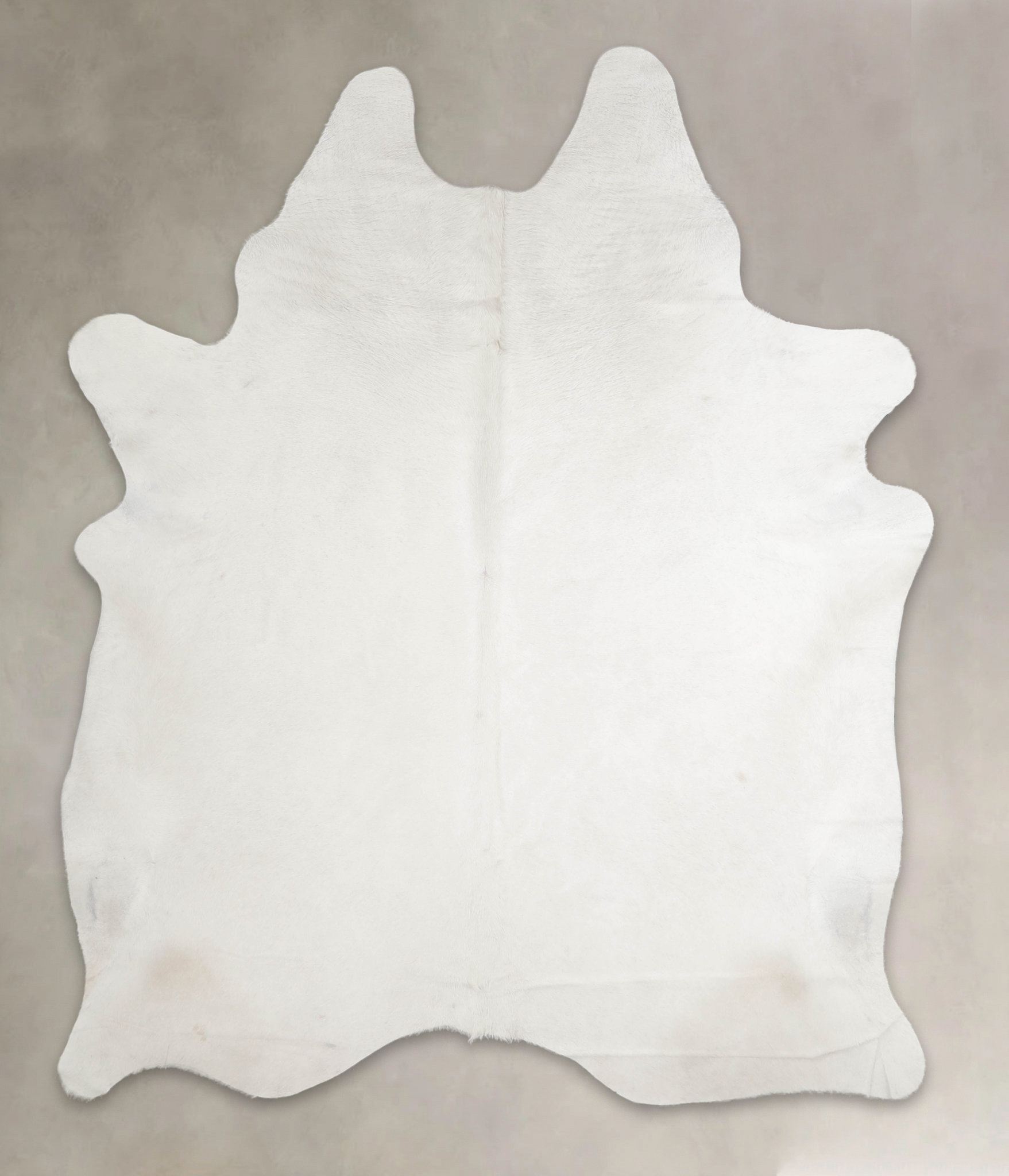 Solid White Cowhide Rug #A24361