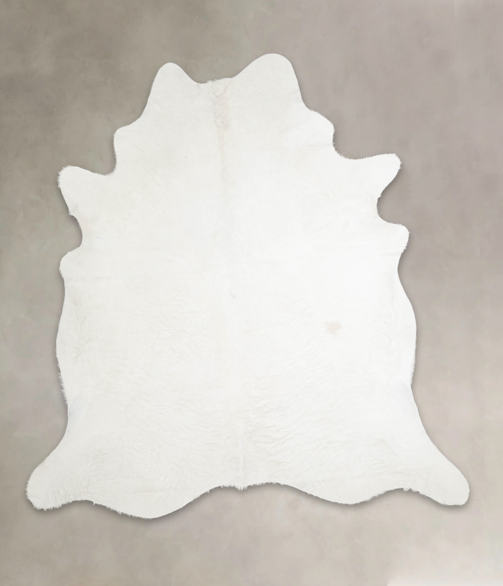 Solid White Cowhide Rug #A24388