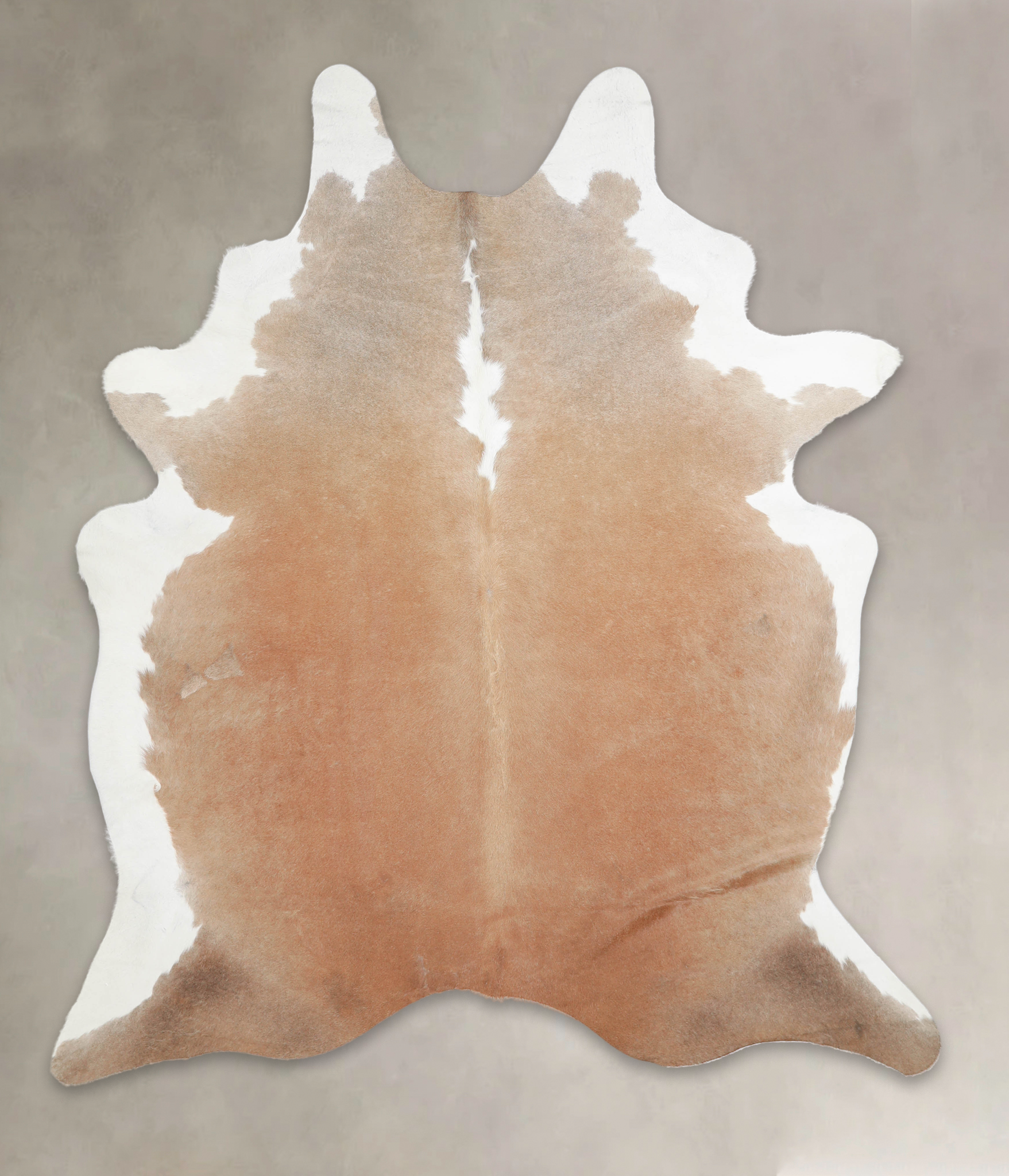 Beige and White Cowhide Rug #A24397