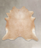 Beige XX-Large Brazilian Cowhide Rug 7'1