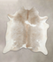 Grey With White X-Large Brazilian Cowhide Rug 7'1