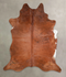 Medium Brindle X-Large Brazilian Cowhide Rug 7'8