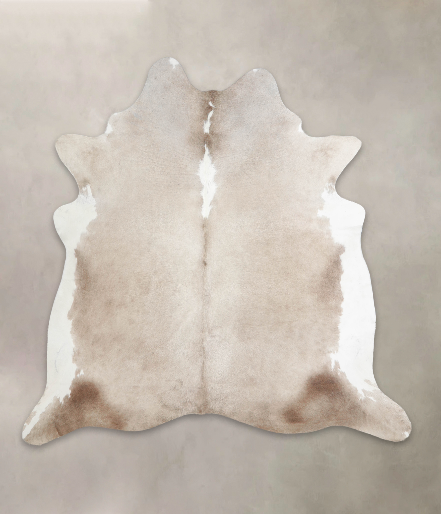 Grey With White Cowhide Rug #A25318