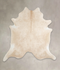 Beige XX-Large Brazilian Cowhide Rug 7'6