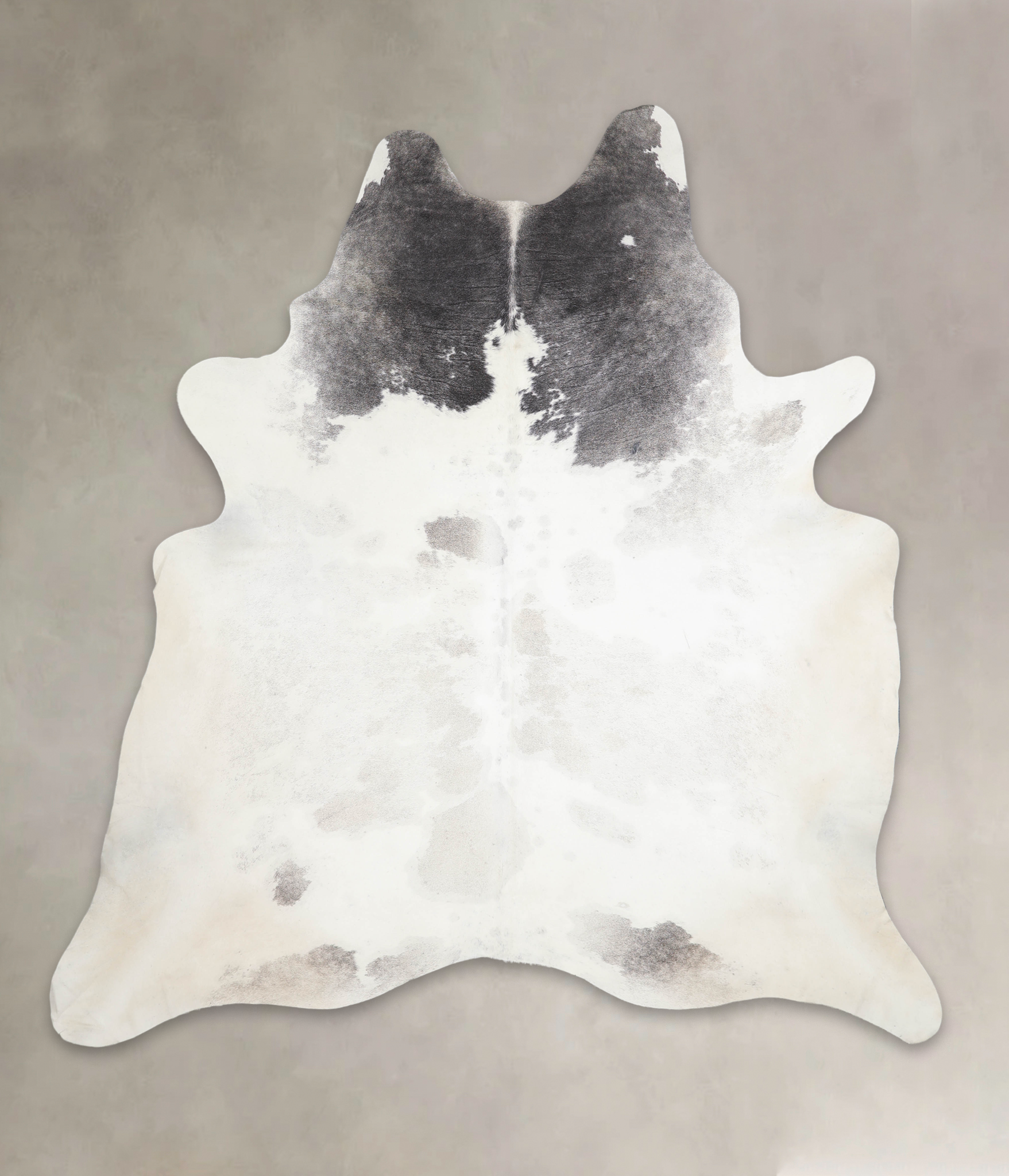Grey With White Cowhide Rug #A25535