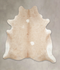 Beige XX-Large Brazilian Cowhide Rug 8'3