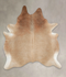 Beige X-Large Brazilian Cowhide Rug 7'0