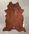 Brown and White Regular X-Large Brazilian Cowhide Rug 7'8
