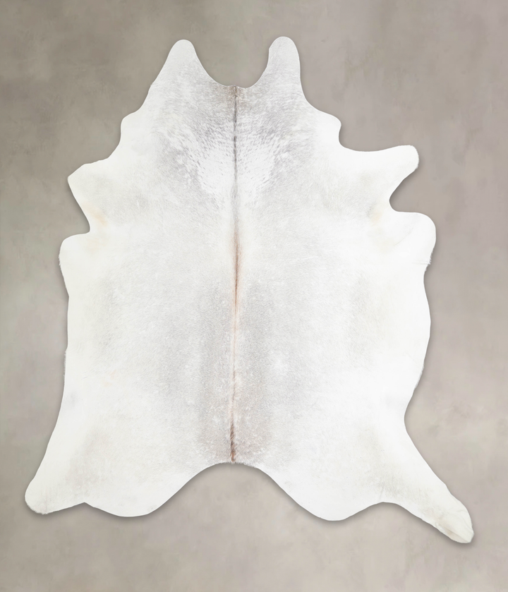 Light Grey X-Large Brazilian Cowhide Rug 7'6"H x 6'7"W #A26474 by Hudson Hides