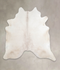 Ivory with Beige X-Large Brazilian Cowhide Rug 7'0