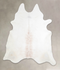 Ivory with Beige XX-Large Brazilian Cowhide Rug 8'3