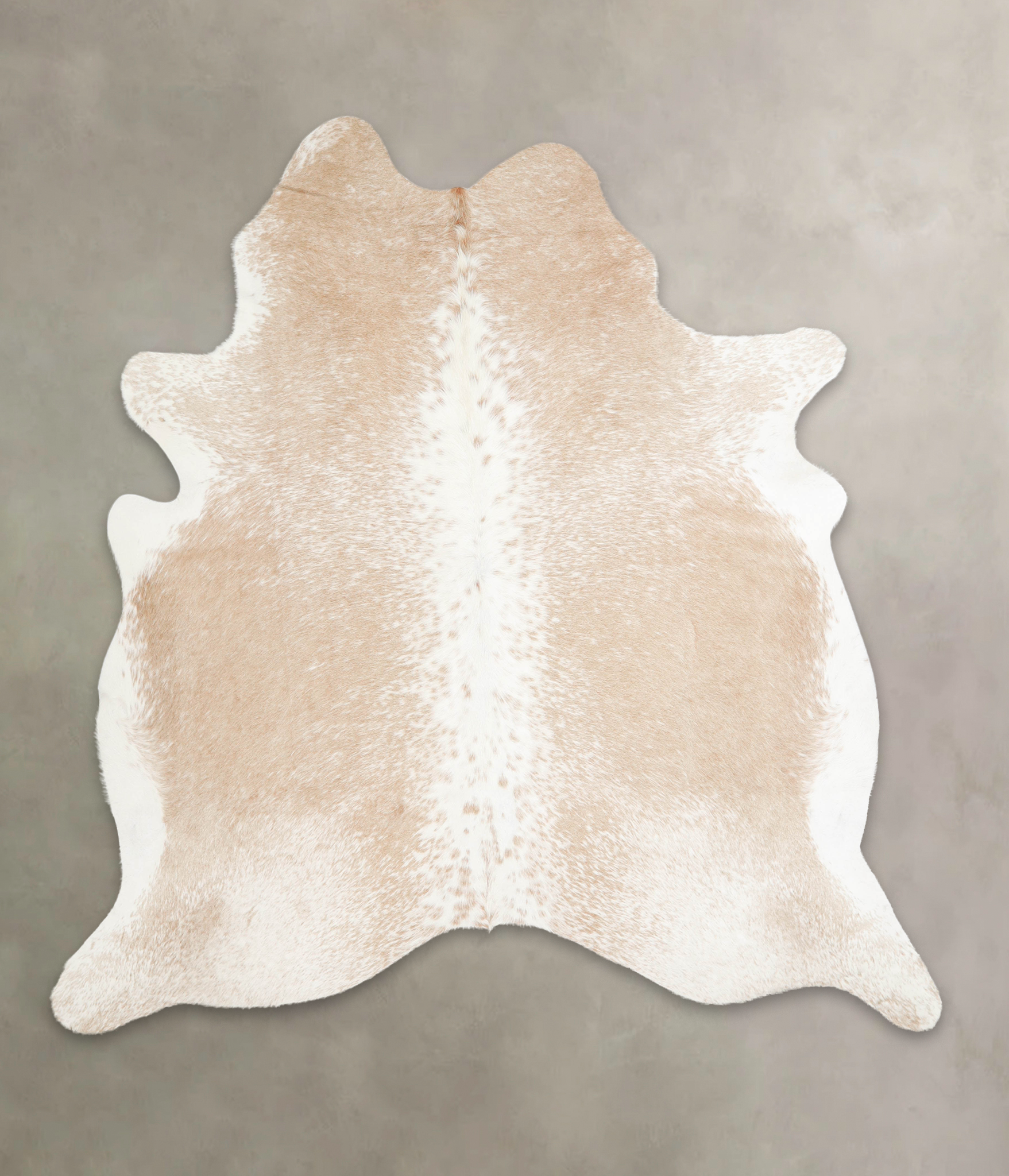 Beige and White Cowhide Rug #A28877